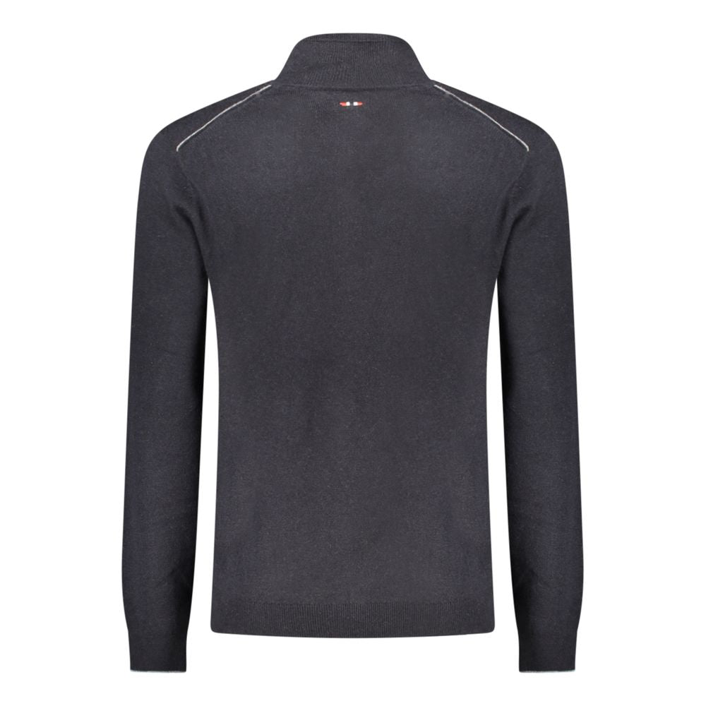 Black Wool Men Sweater Napapijri