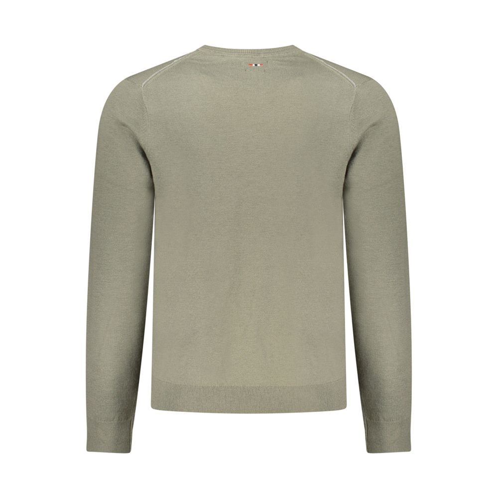 Green Wool Men Sweater Napapijri
