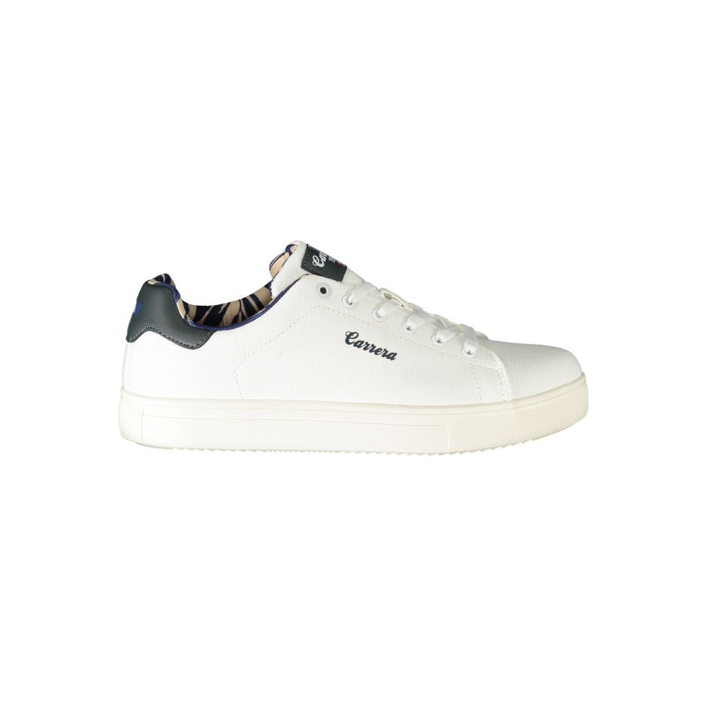 White Polyester Sneaker Carrera