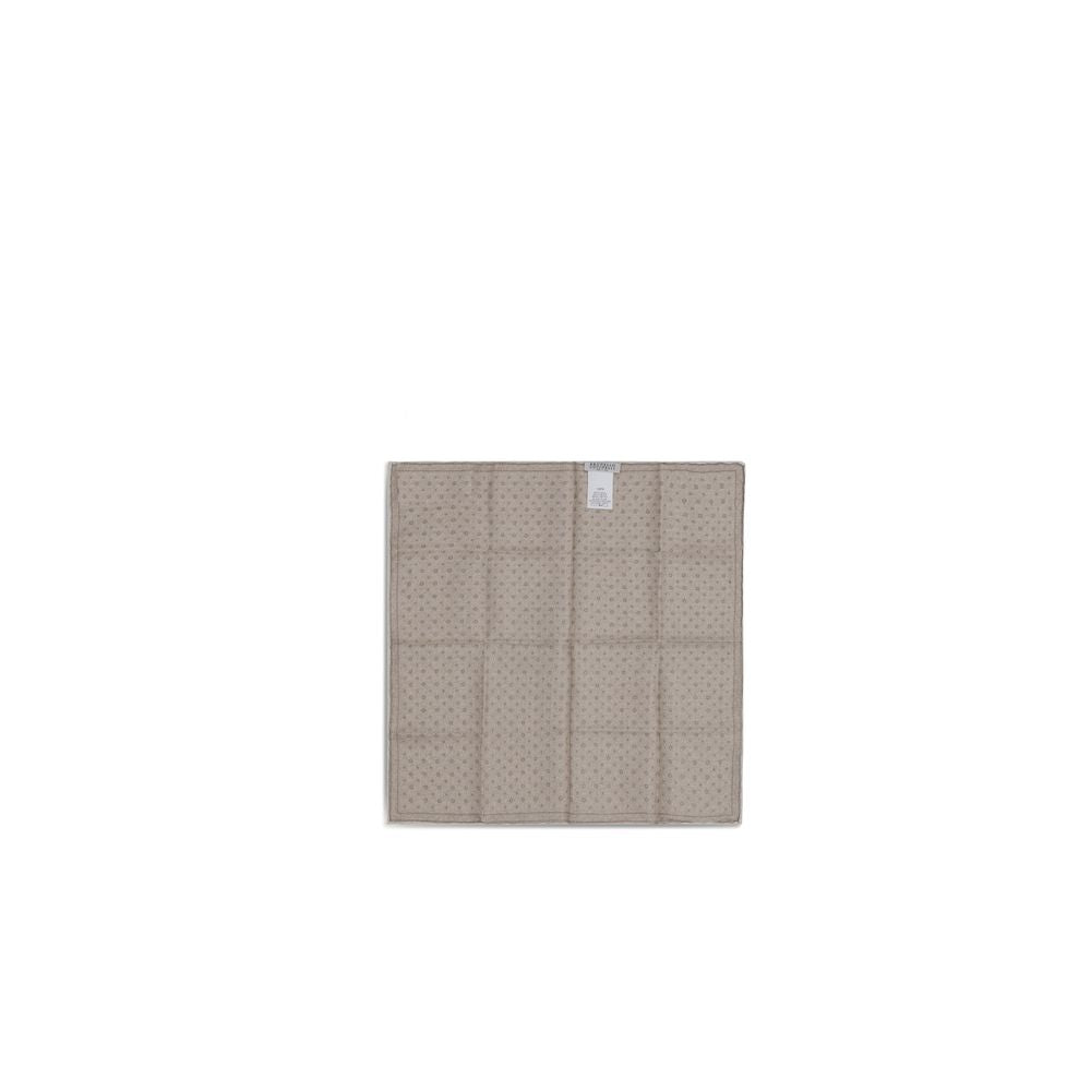 Polka Dot Silk Pocket Square Brunello Cucinelli