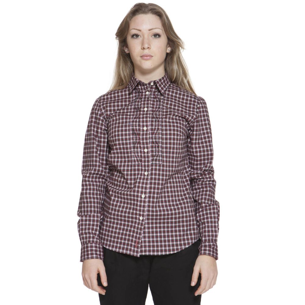 Red Cotton Shirt Gant