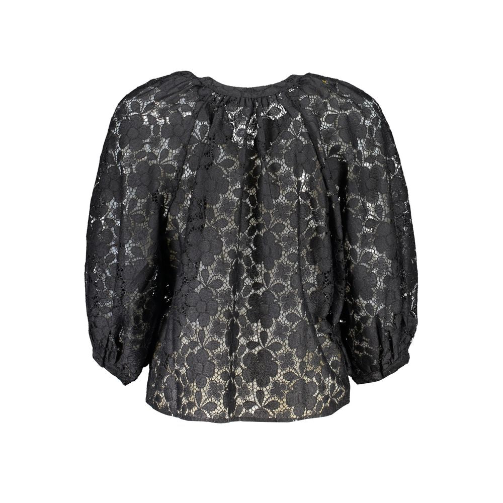 Black Polyester Shirt Desigual