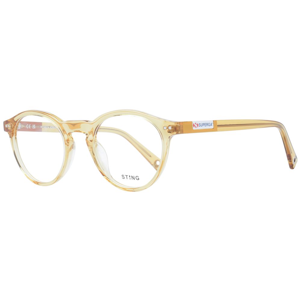 Brown Unisex Glasses Frame Sting