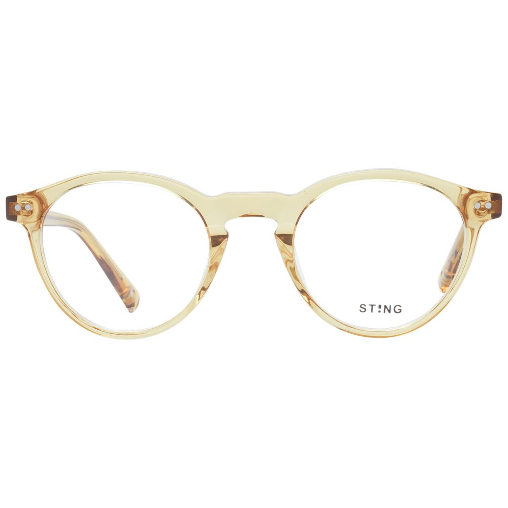 Brown Unisex Glasses Frame Sting