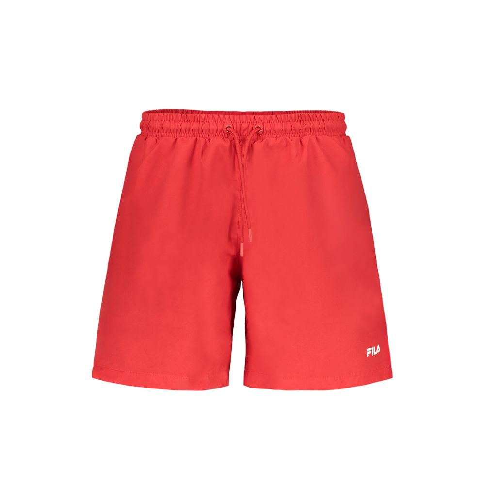 Red Polyester Swimwear Fila