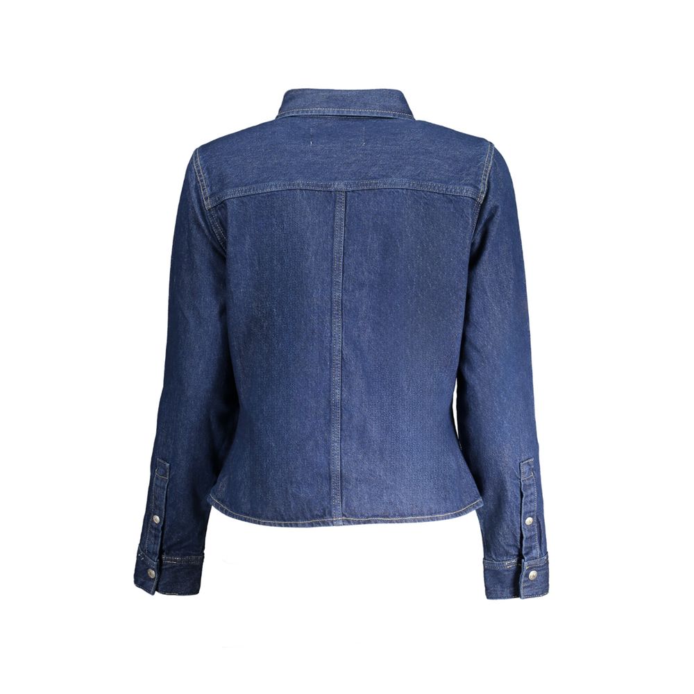 Blue Cotton Shirt Calvin Klein