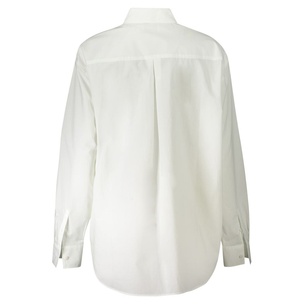 White Cotton Shirt Calvin Klein