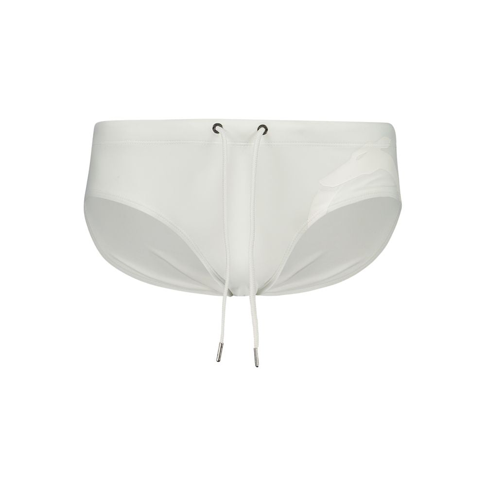 White Elastane Swimwear Trussardi