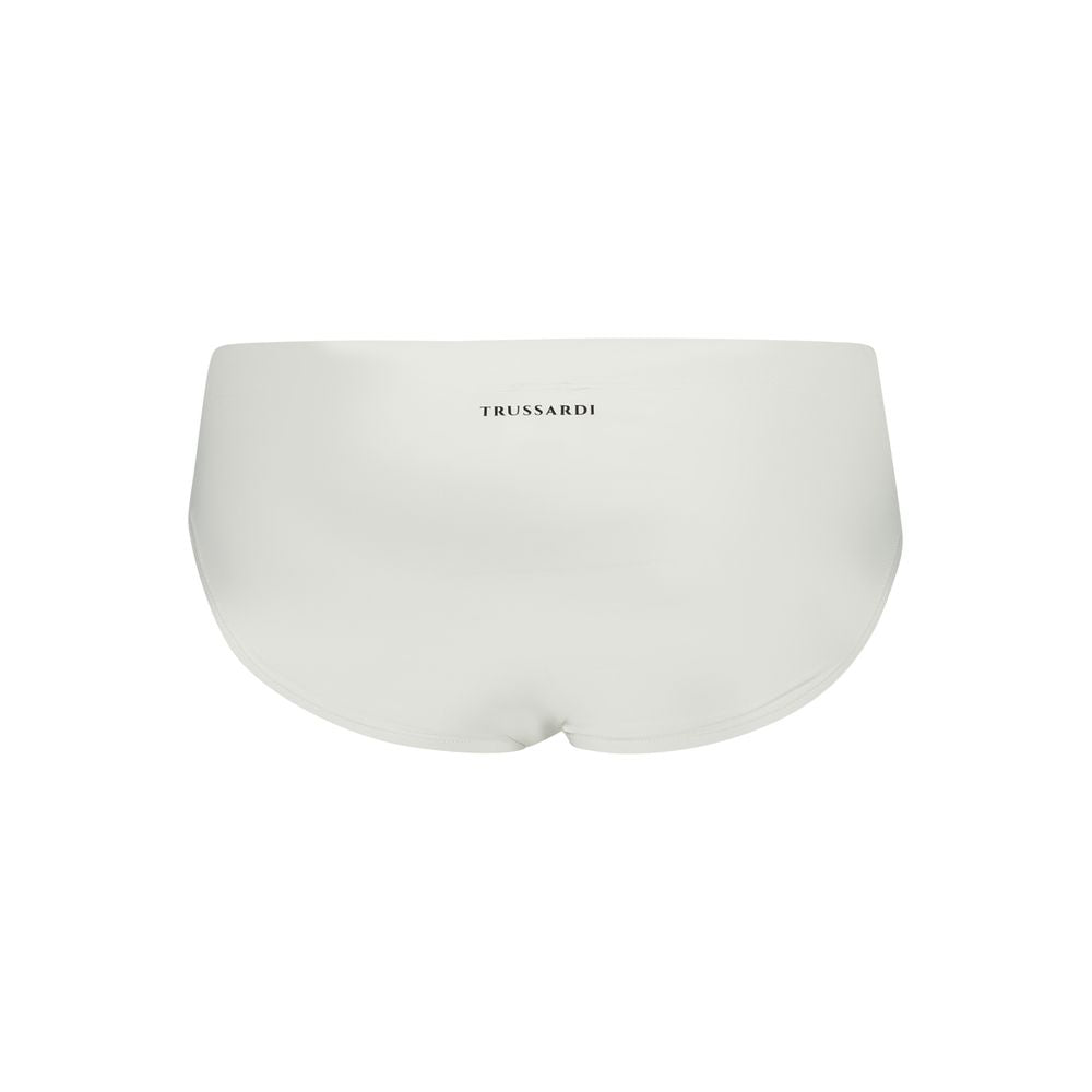 White Elastane Swimwear Trussardi