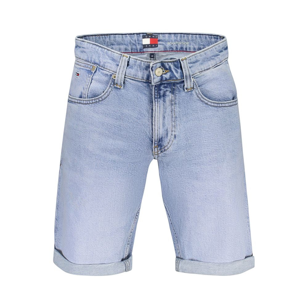 Blue Cotton Short Tommy Hilfiger