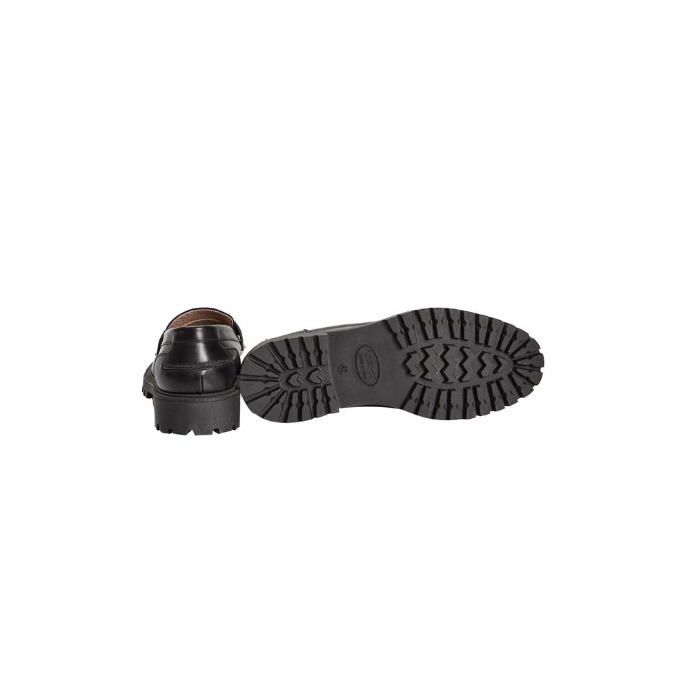 Black Calfskin Men Loafer Roberto Pepe Luxury