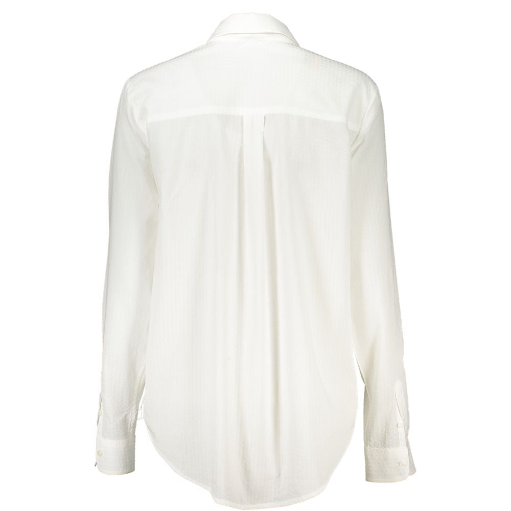 White Cotton Shirt Desigual