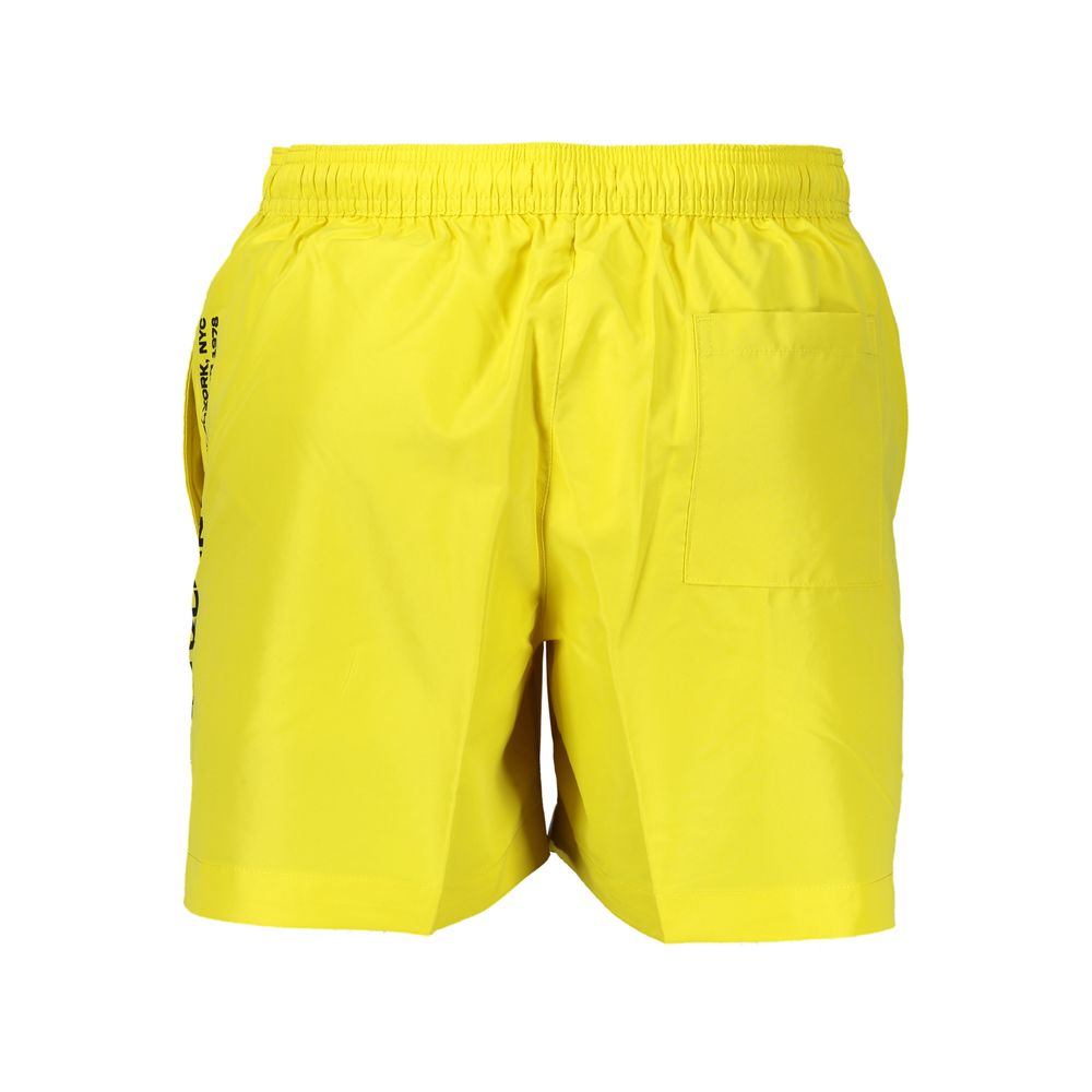 Yellow Polyester Swimwear swimwear Calvin Klein