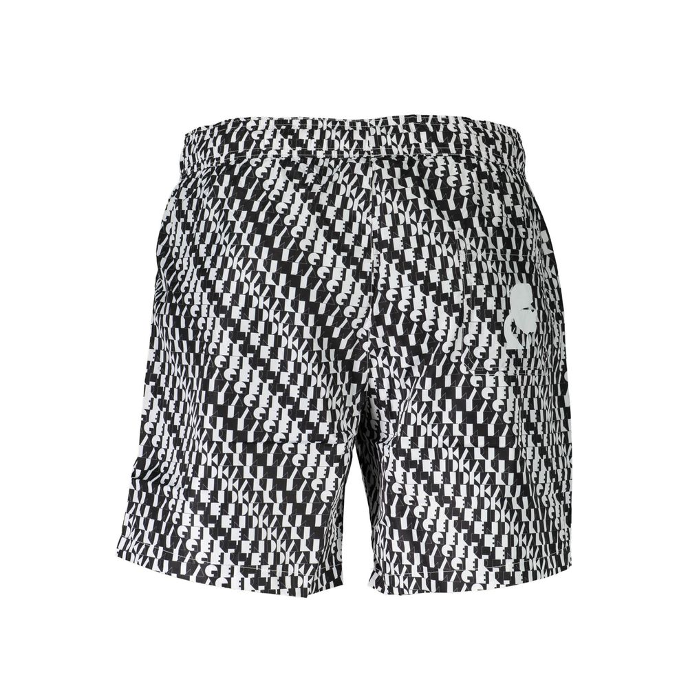 White Polyester Swimwear Karl Lagerfeld