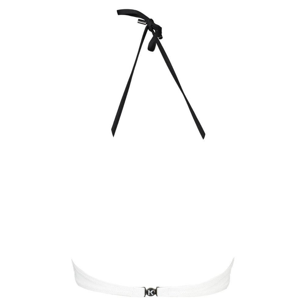 White Elastane Swimwear Karl Lagerfeld