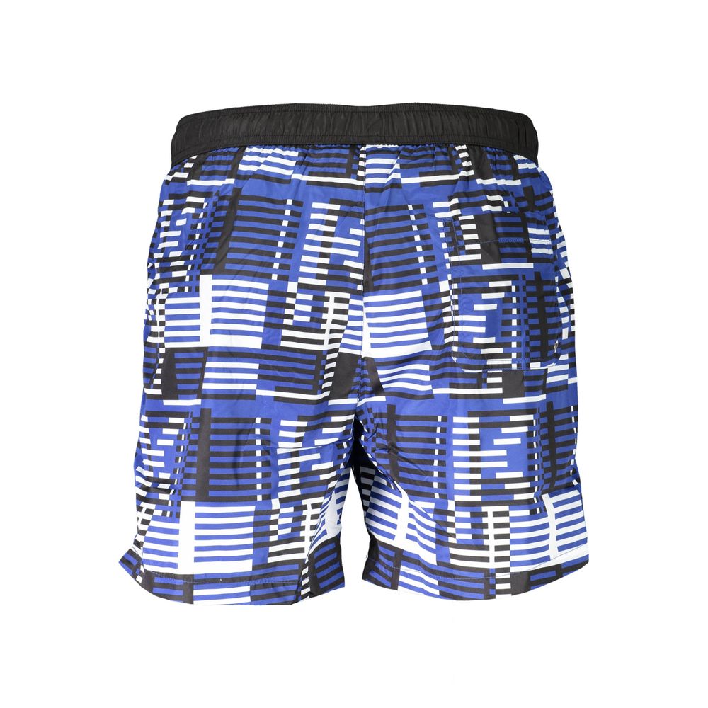 Blue Polyester Swimwear Karl Lagerfeld