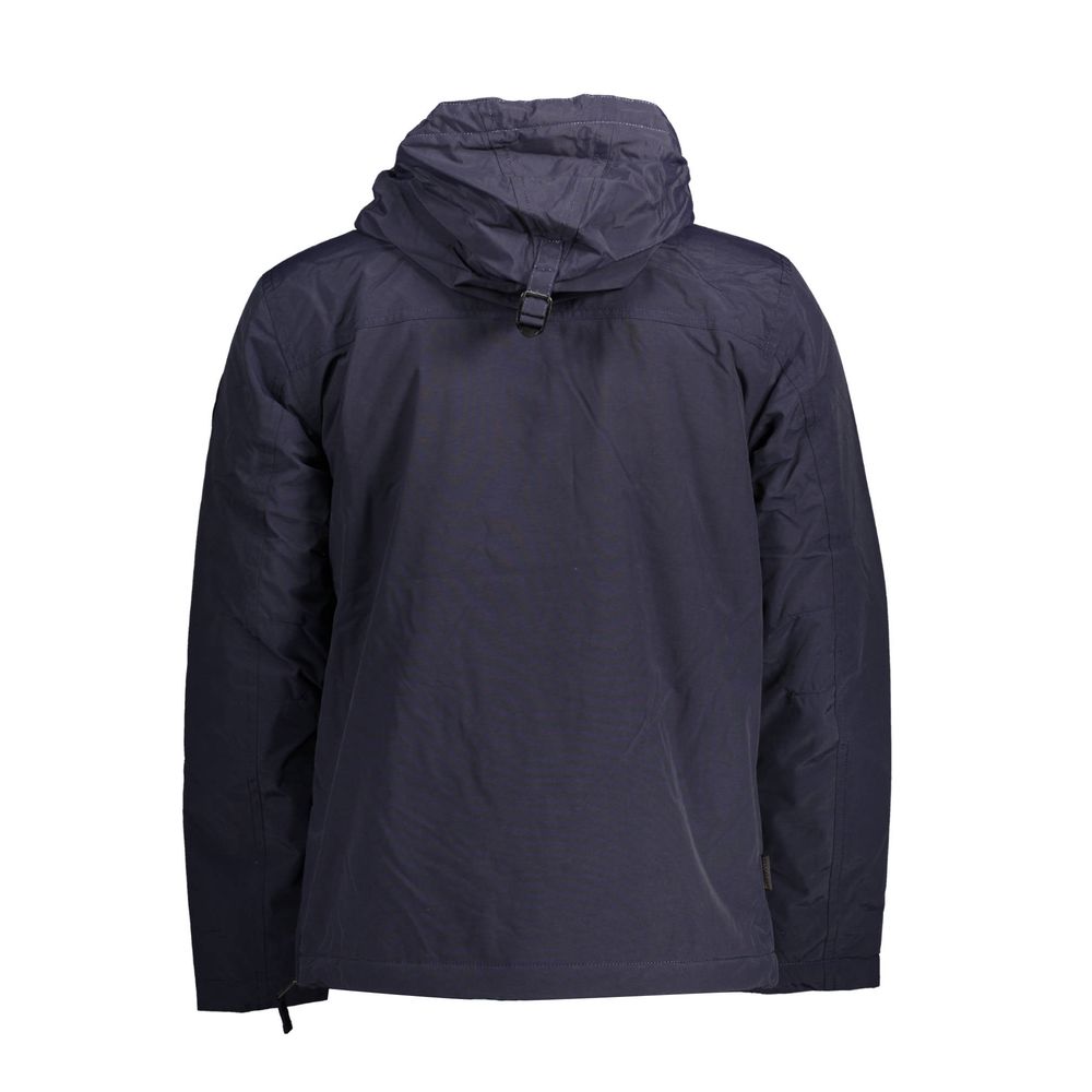 Blue Polyamide Jackets & Coat Napapijri
