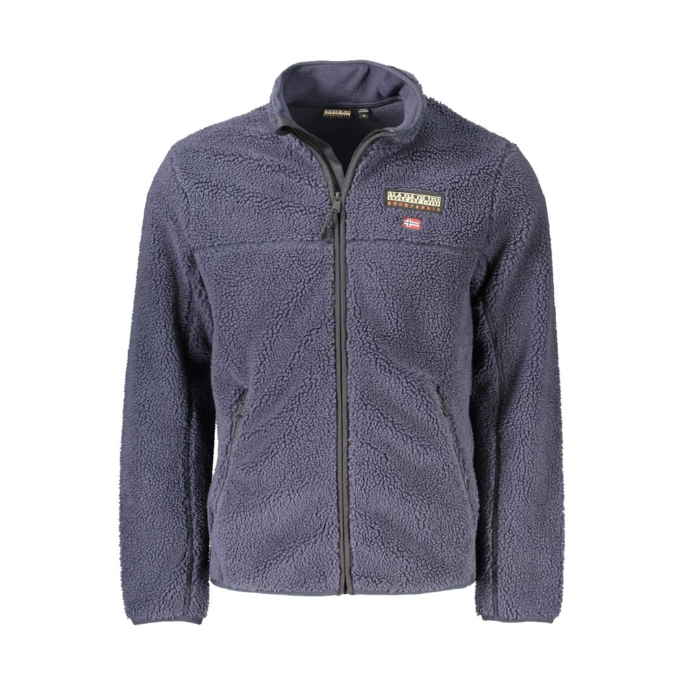 Blue Polyester Men Sweater Napapijri