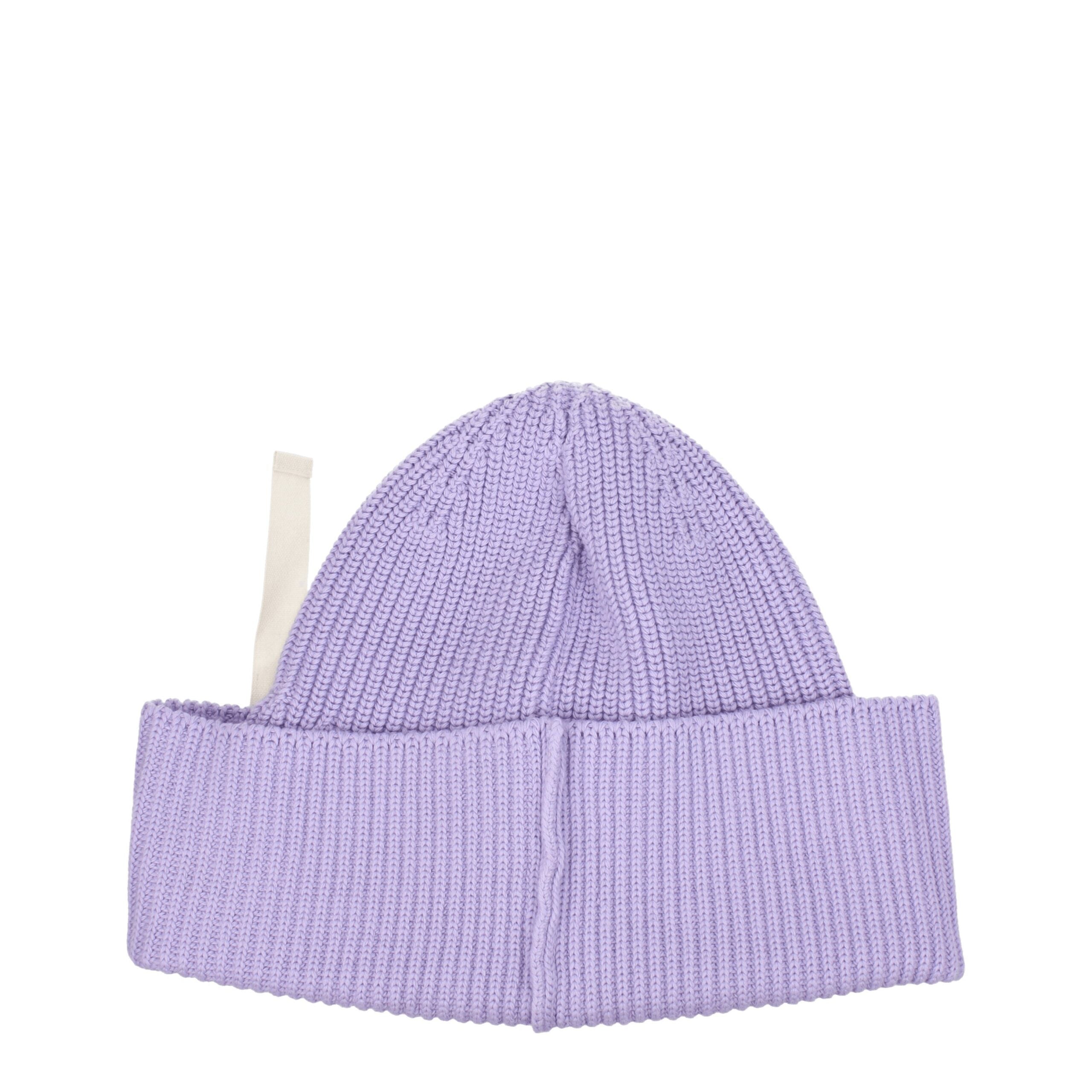 Purple Cotton Beanie Jacquemus