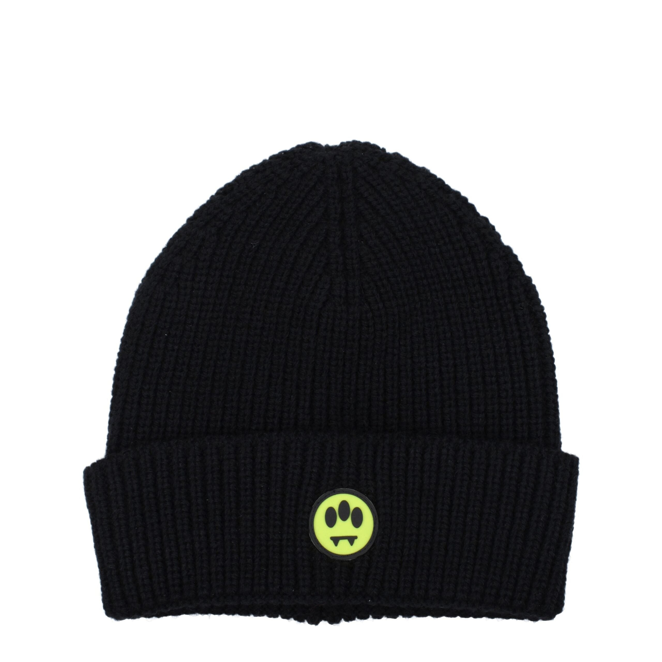 Black Wool Beanie Barrow