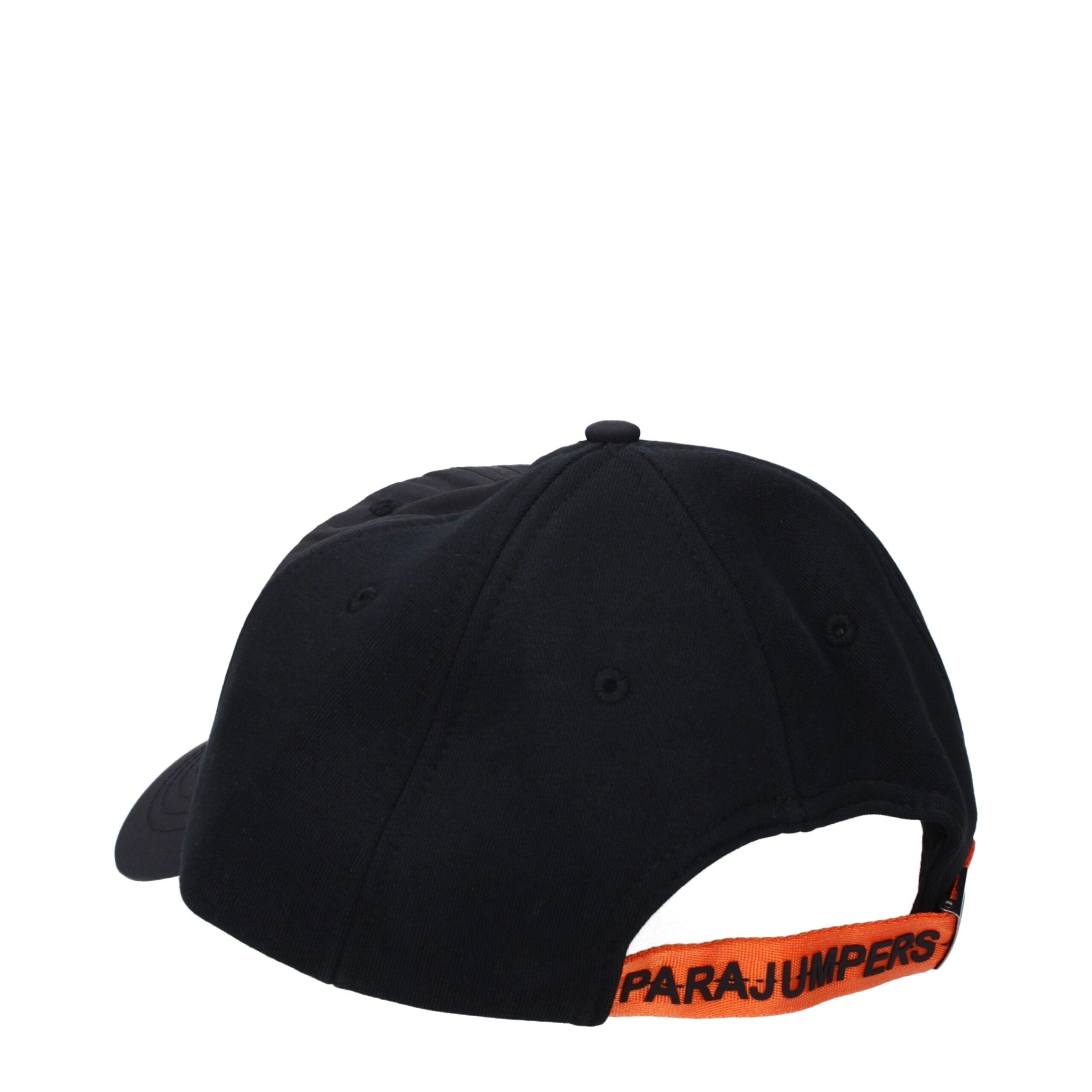 Black Cotton Caps (Baseball Hat) Parajumpers