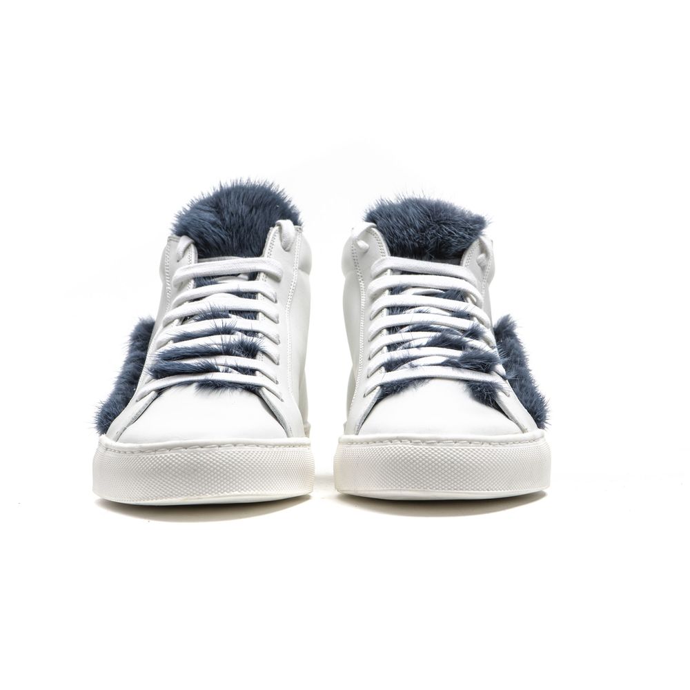 White Leather Women Sneaker Mr&Mrs Italy