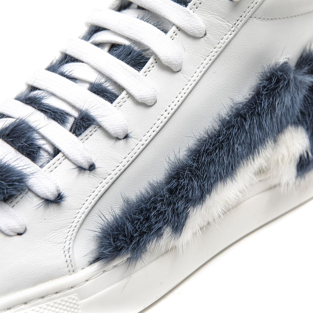 White Leather Women Sneaker Mr&Mrs Italy