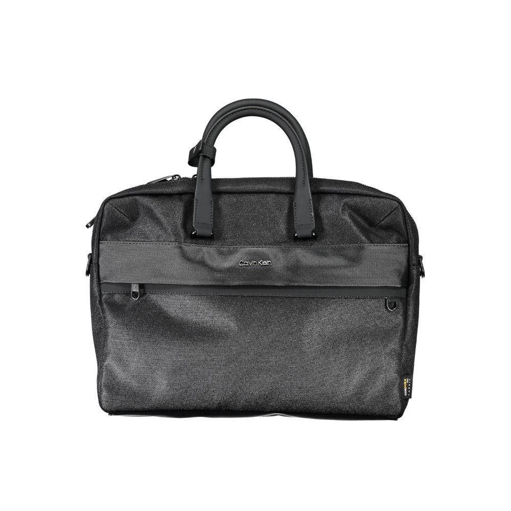 Black Polyester Handbag Calvin Klein