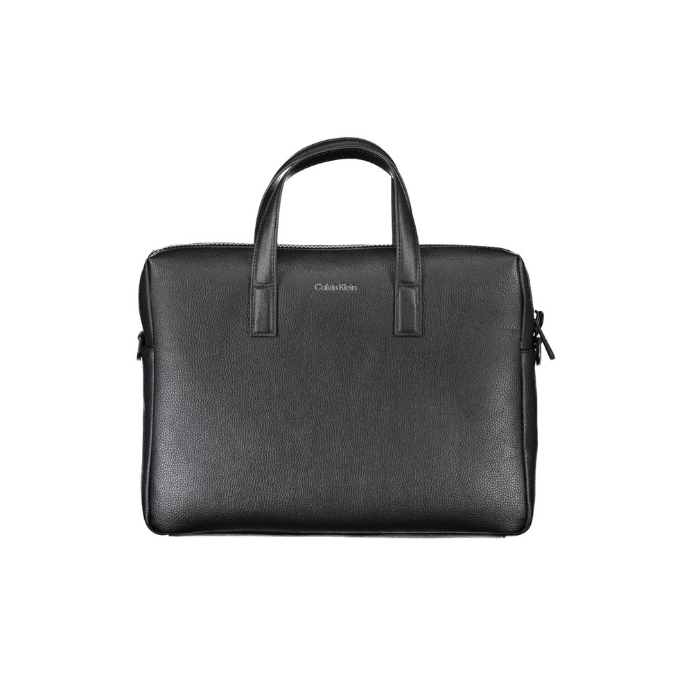 Black Polyester Handbag Calvin Klein