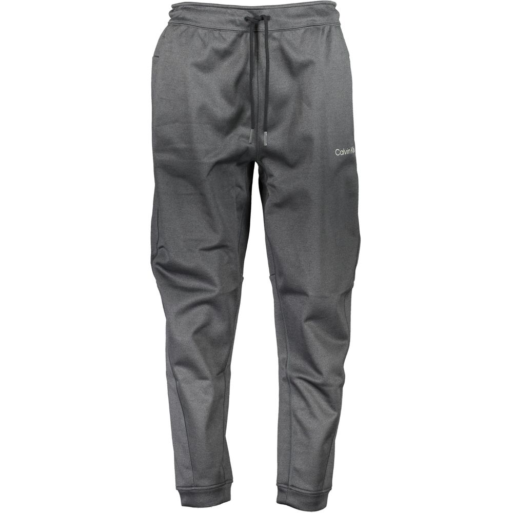 Black Polyester Pant Calvin Klein