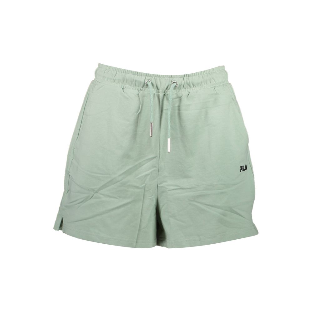 Green Cotton Pant Fila