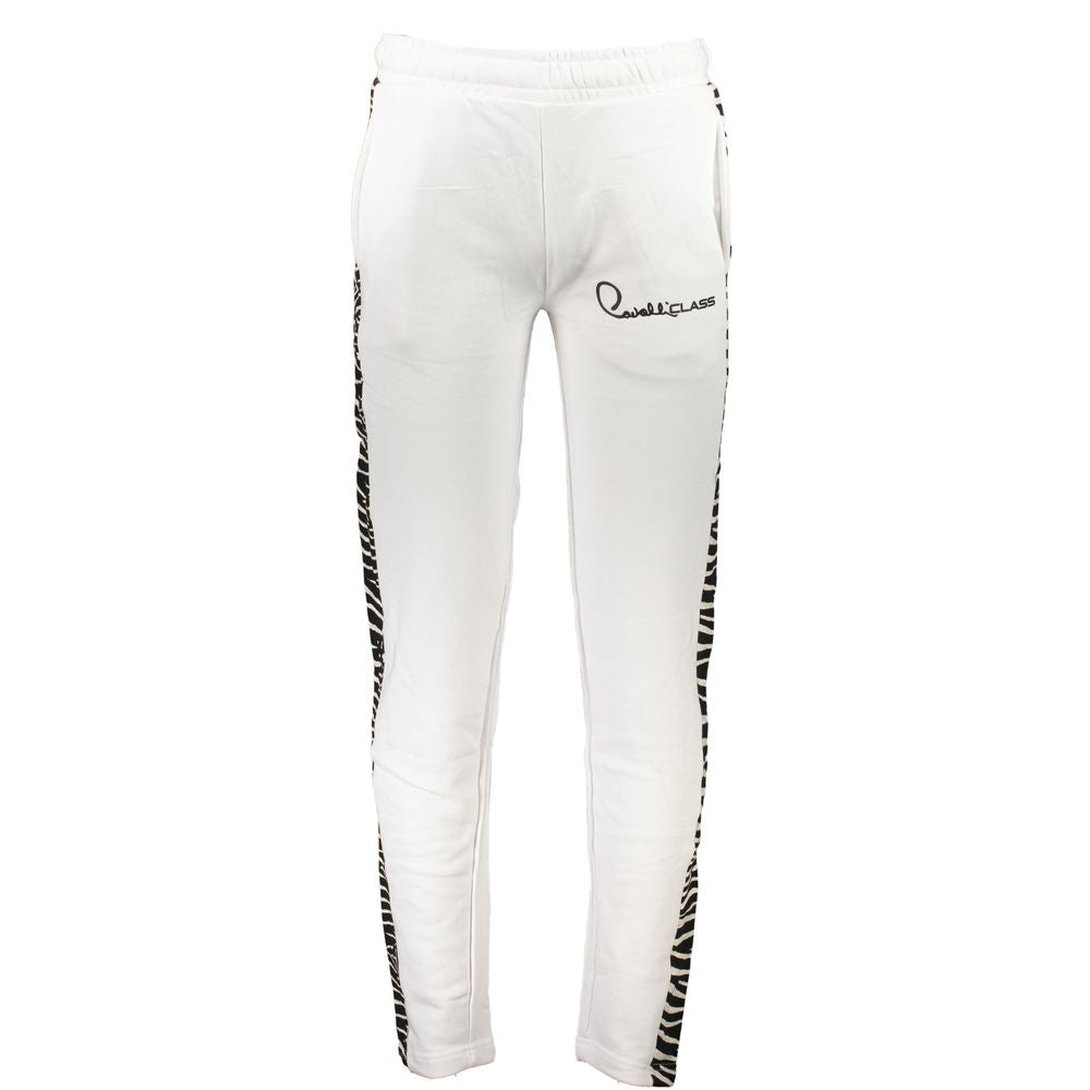White Cotton Pant Cavalli Class