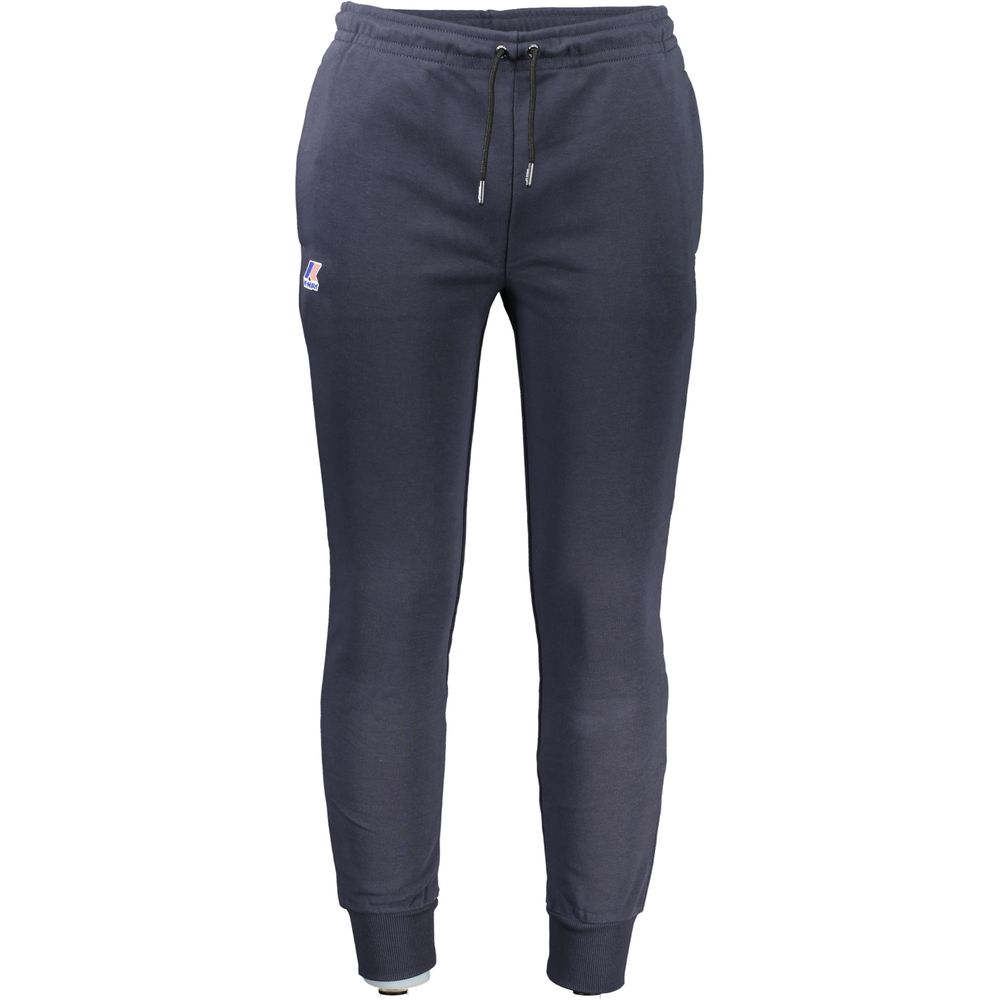 Blue Cotton Pant K-WAY