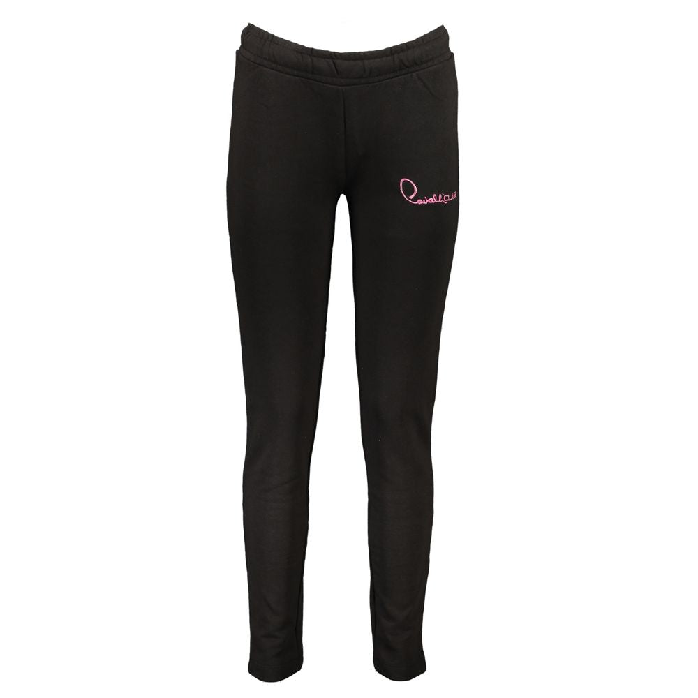 Black Cotton Pant Cavalli Class