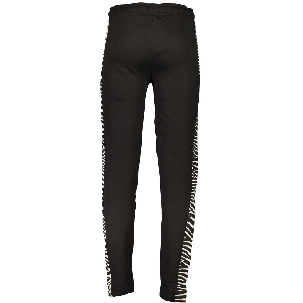 Black Cotton Pant Cavalli Class