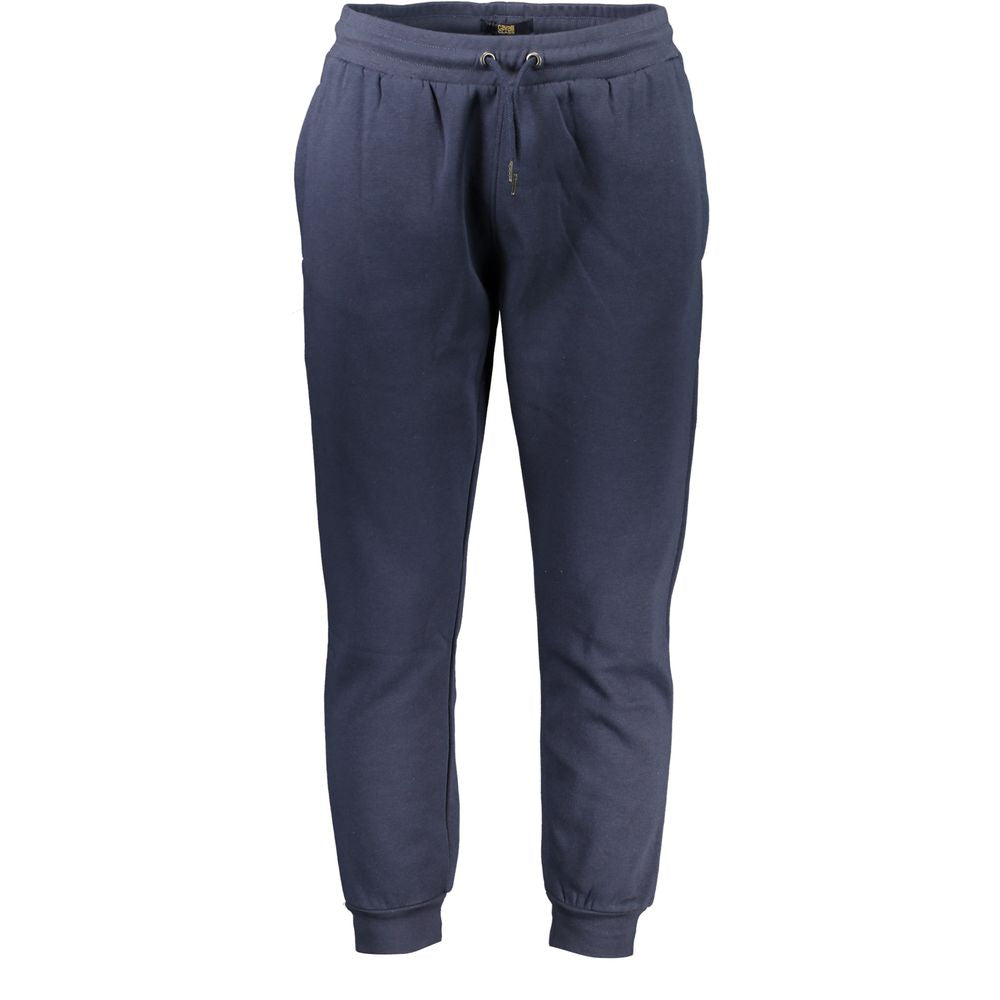 Blue Cotton Pant Cavalli Class