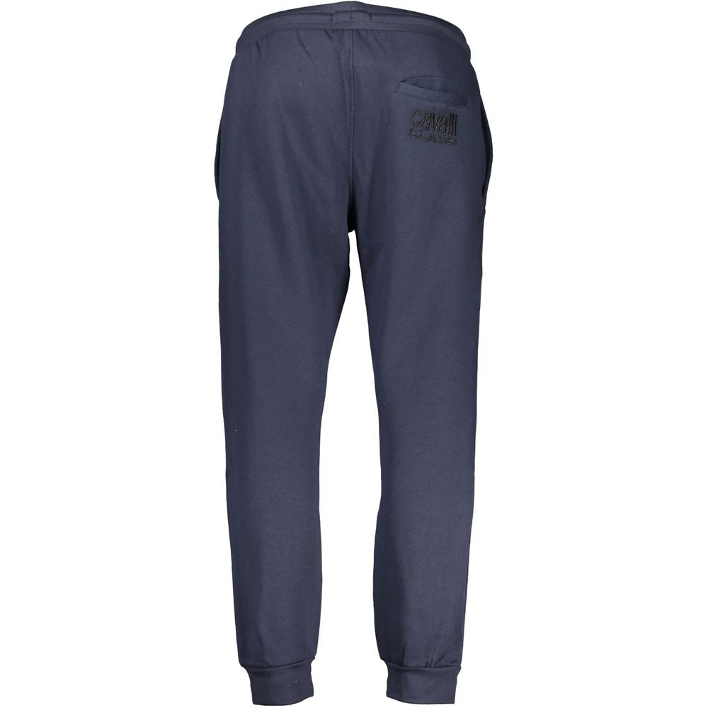 Blue Cotton Pant Cavalli Class