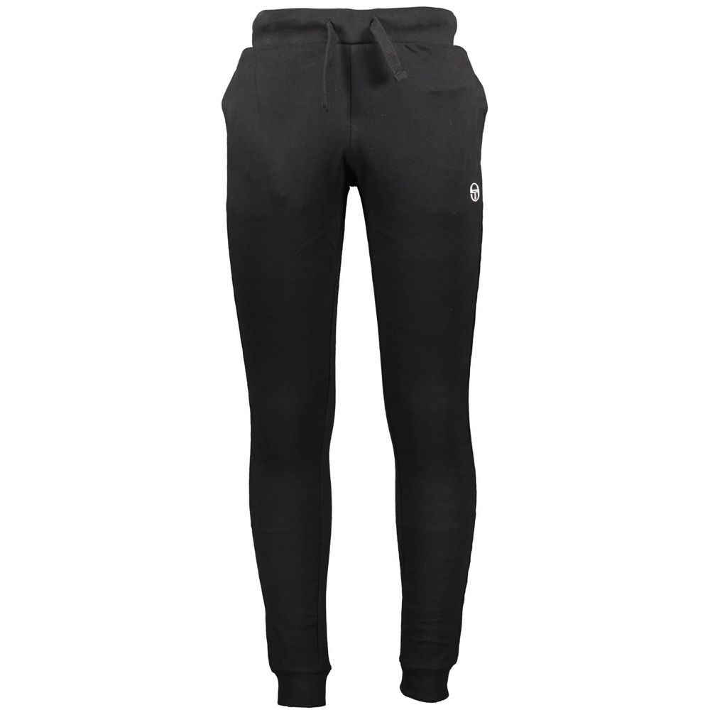 Black Cotton Pant Sergio Tacchini