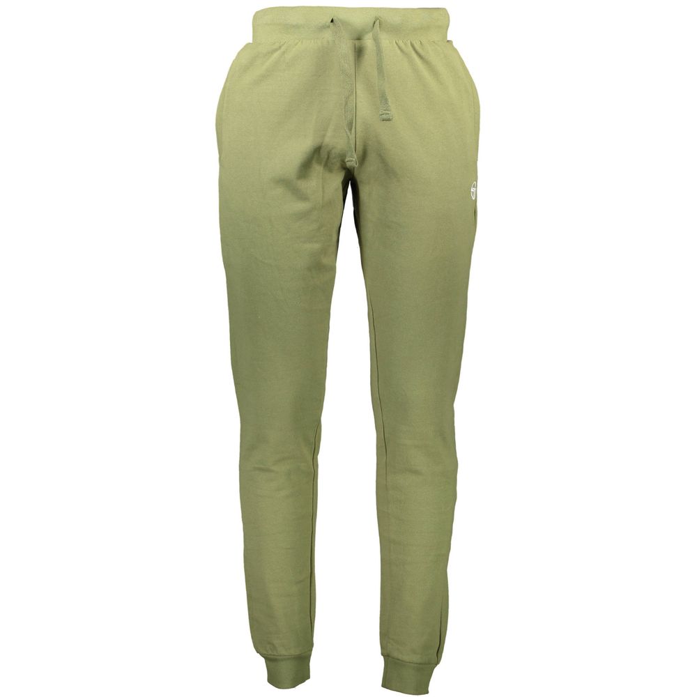 Green Cotton Pant Sergio Tacchini