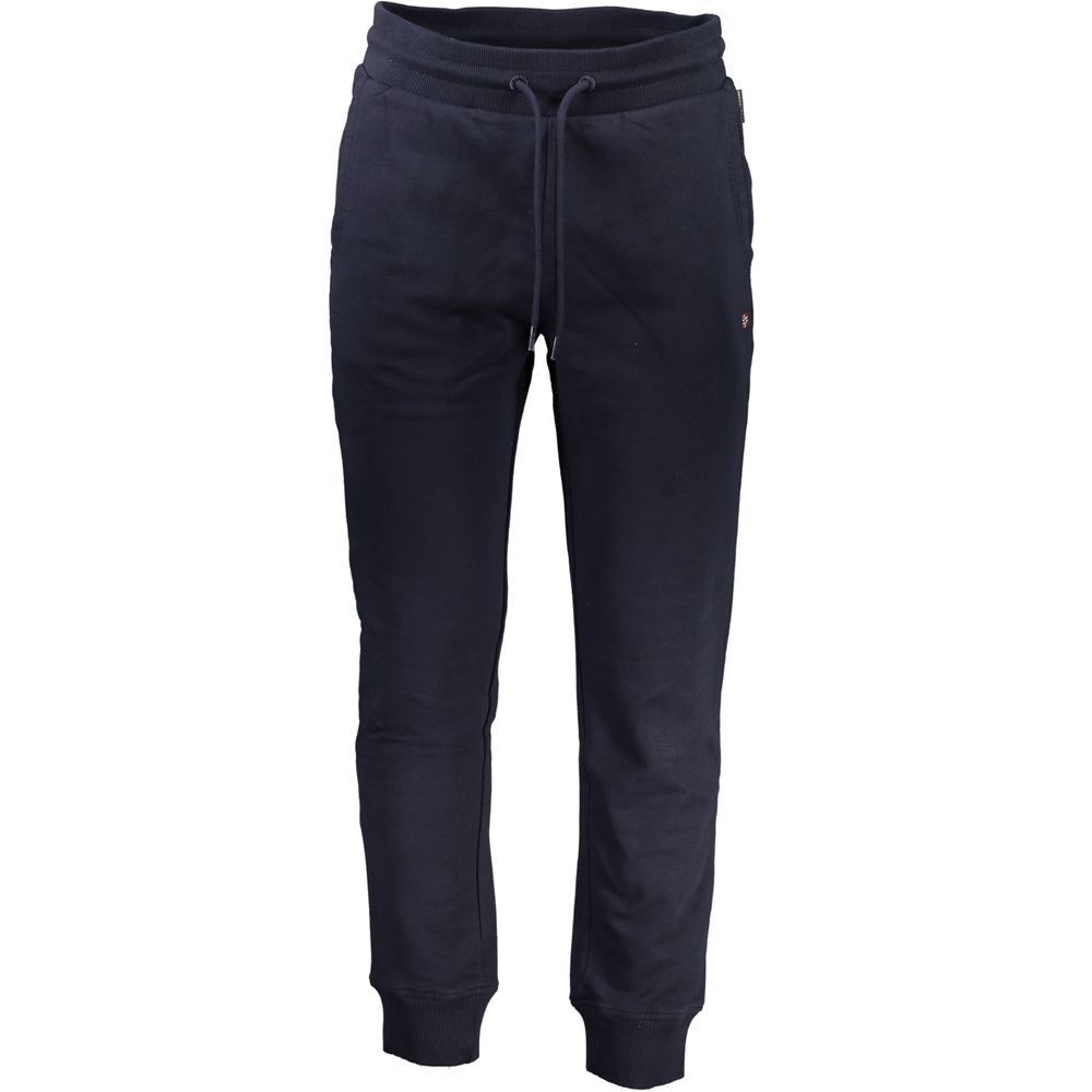 Blue Cotton Pant Napapijri