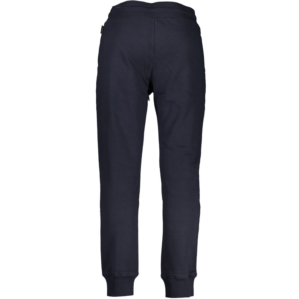 Blue Cotton Pant Napapijri