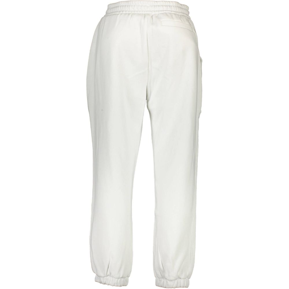 White Cotton Pant Calvin Klein