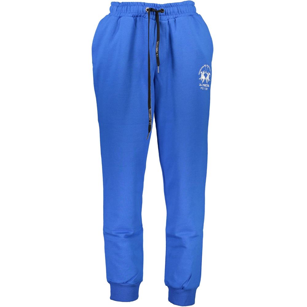 Blue Cotton Pant La Martina