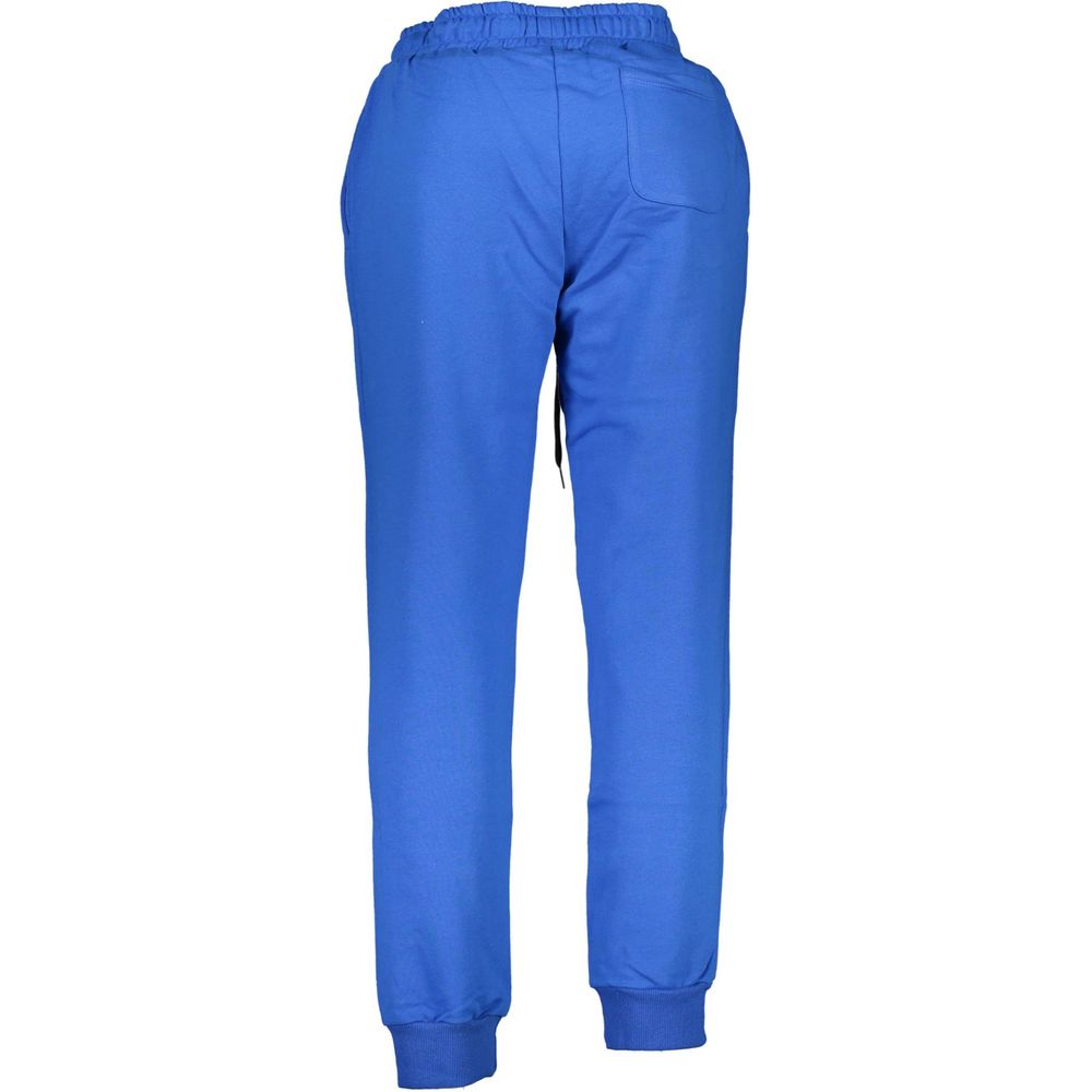 Blue Cotton Pant La Martina
