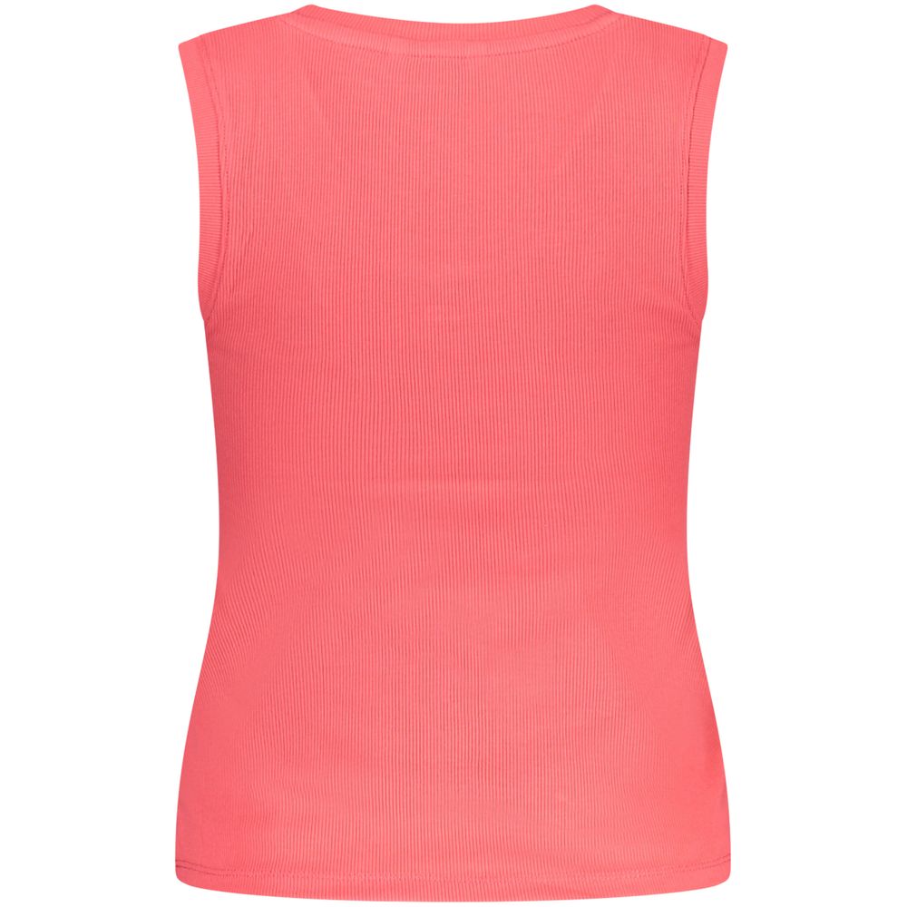 Pink Cotton Tank Top Tommy Hilfiger