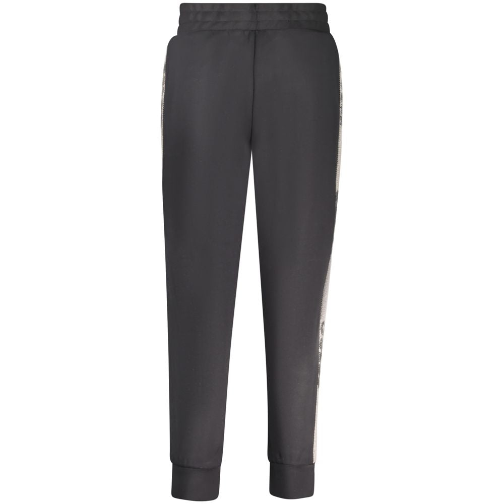 Black Polyester Pant Guess Jeans