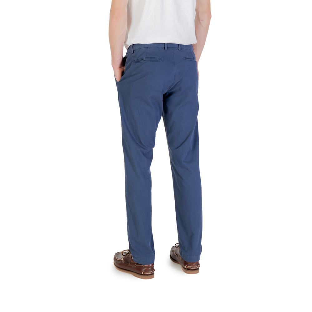 Blue Cotton Skinny Pant Borghese