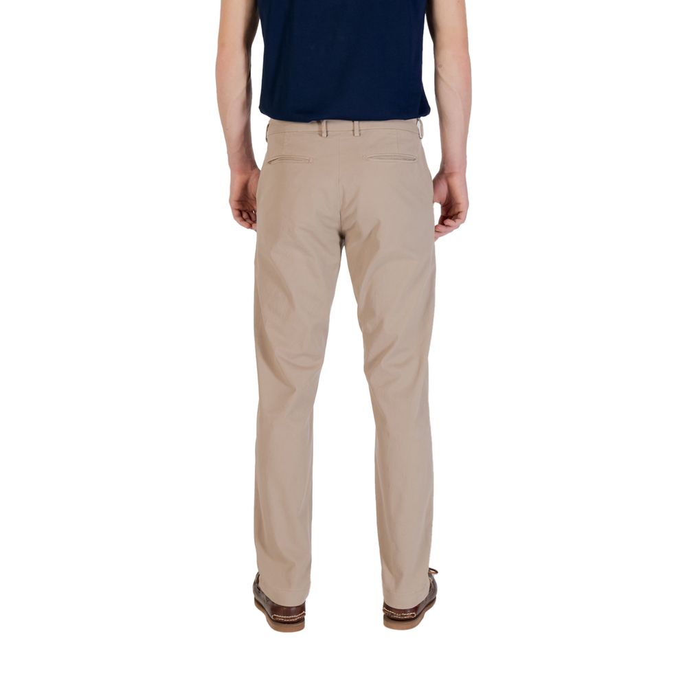 Beige Cotton Skinny Pant Borghese