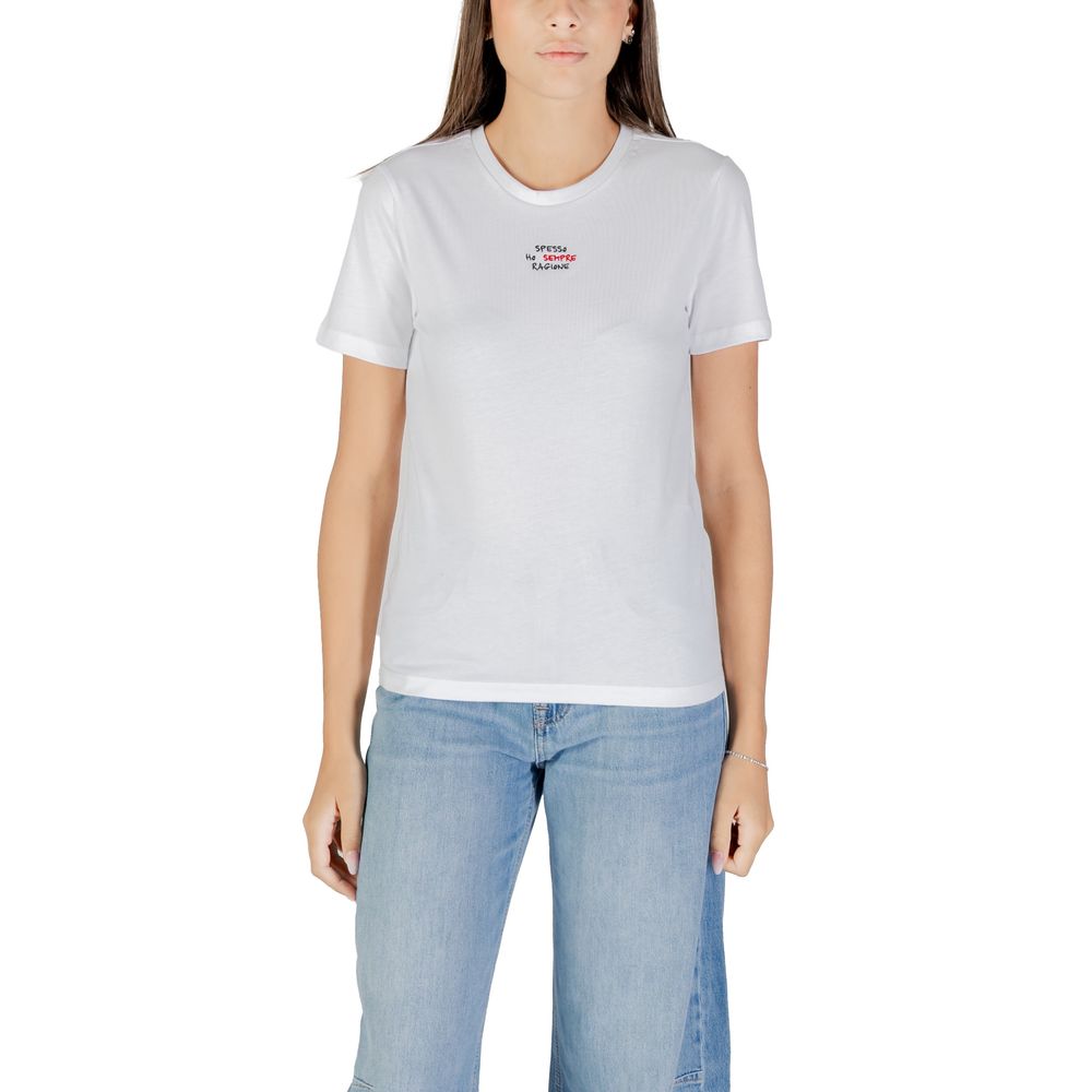 Bicolor Cotton T-Shirt Only