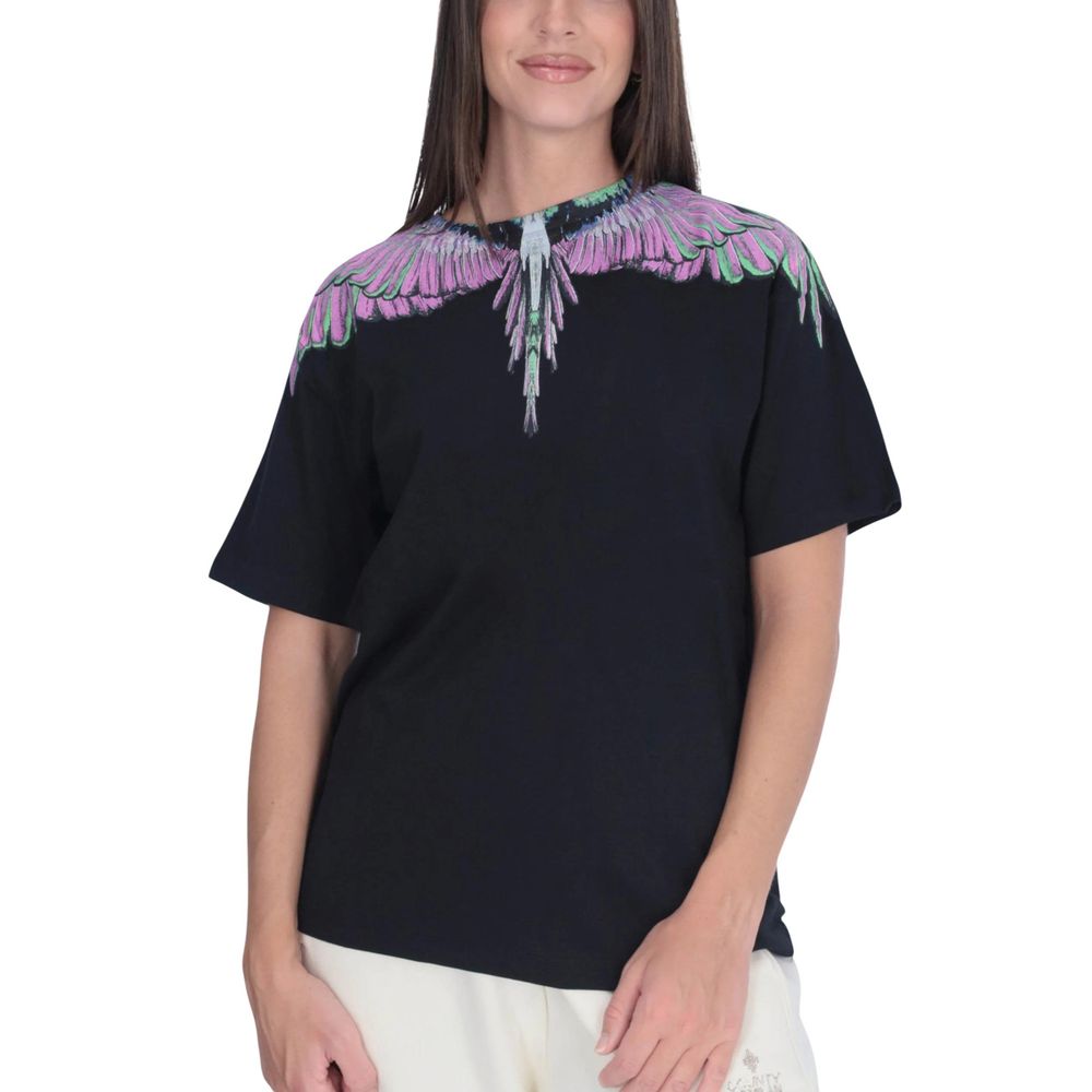 Black Cotton T-Shirt County of Milan